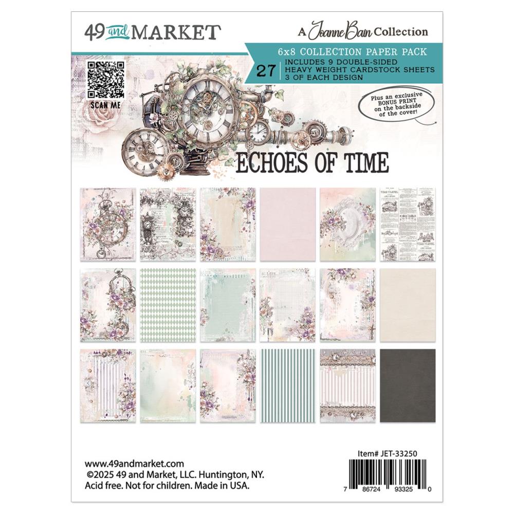 49 and Market, Echoes of Time 6x8 Paper pad