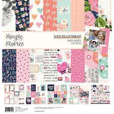 Simple Stories, Happy Hearts Paper pack