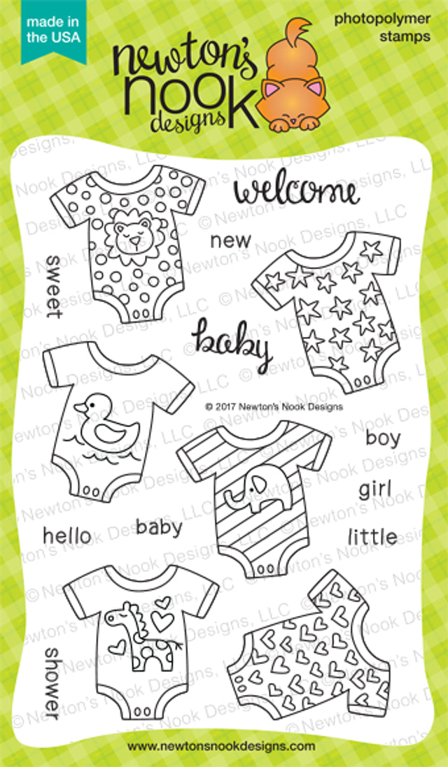 Newton's Nook, Lovable Laundry & Stitched Onesie Die Cut Set