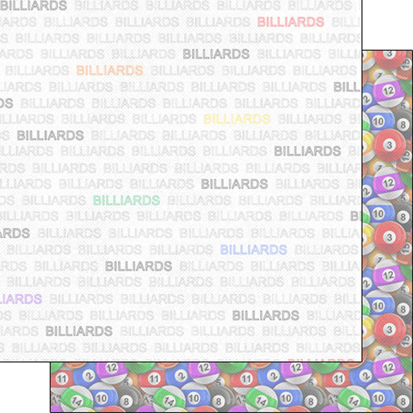 Scrapbook Customs, Billiards Addict 1