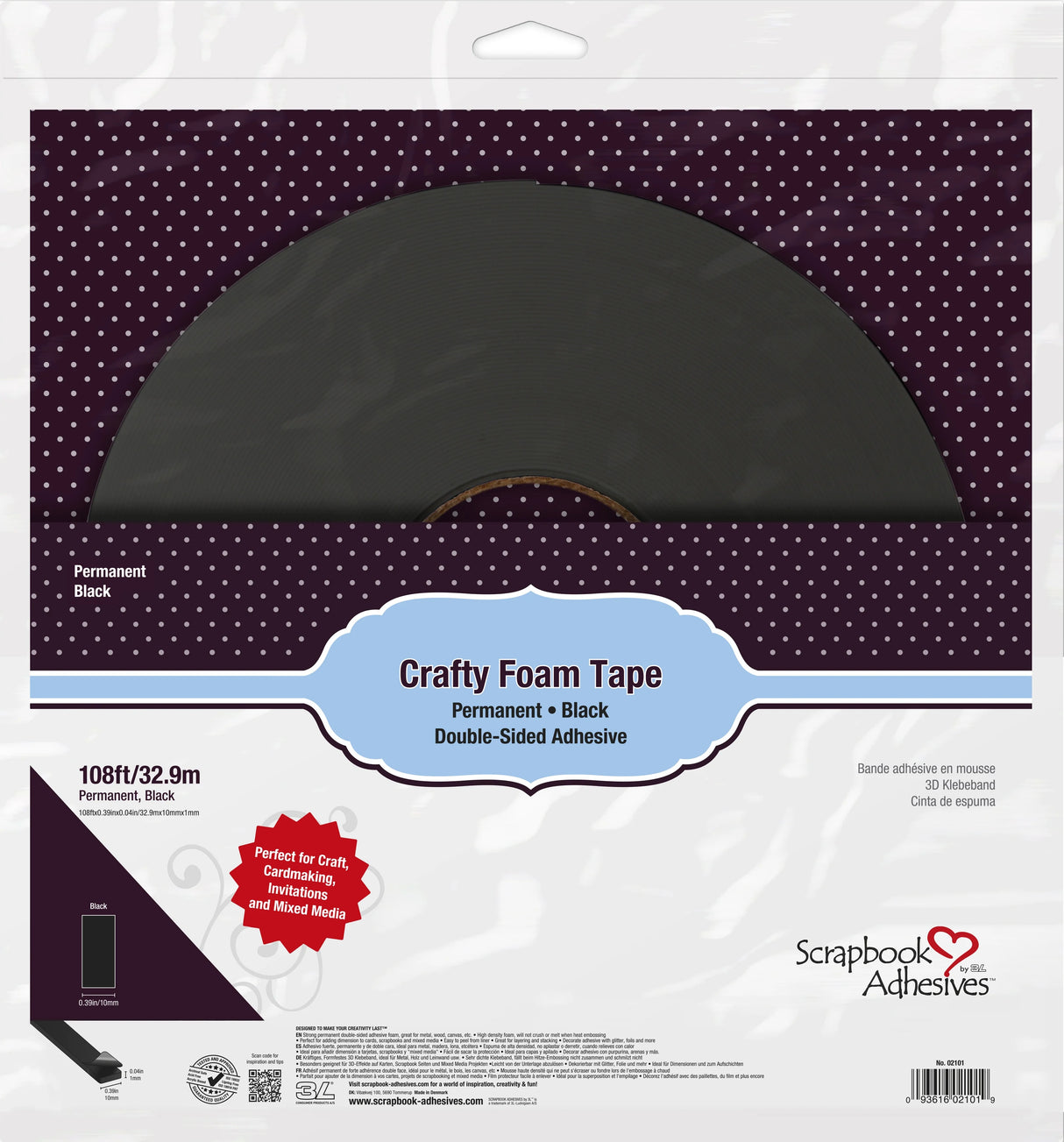 Scrapbook Adhesives, Crafty Foam Tape