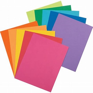 TSC, Assorted Loose  8.5x11 Cardstock