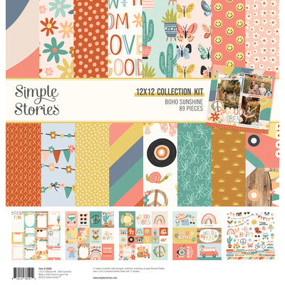 Simple Stories, Boho Sunshine paper pack