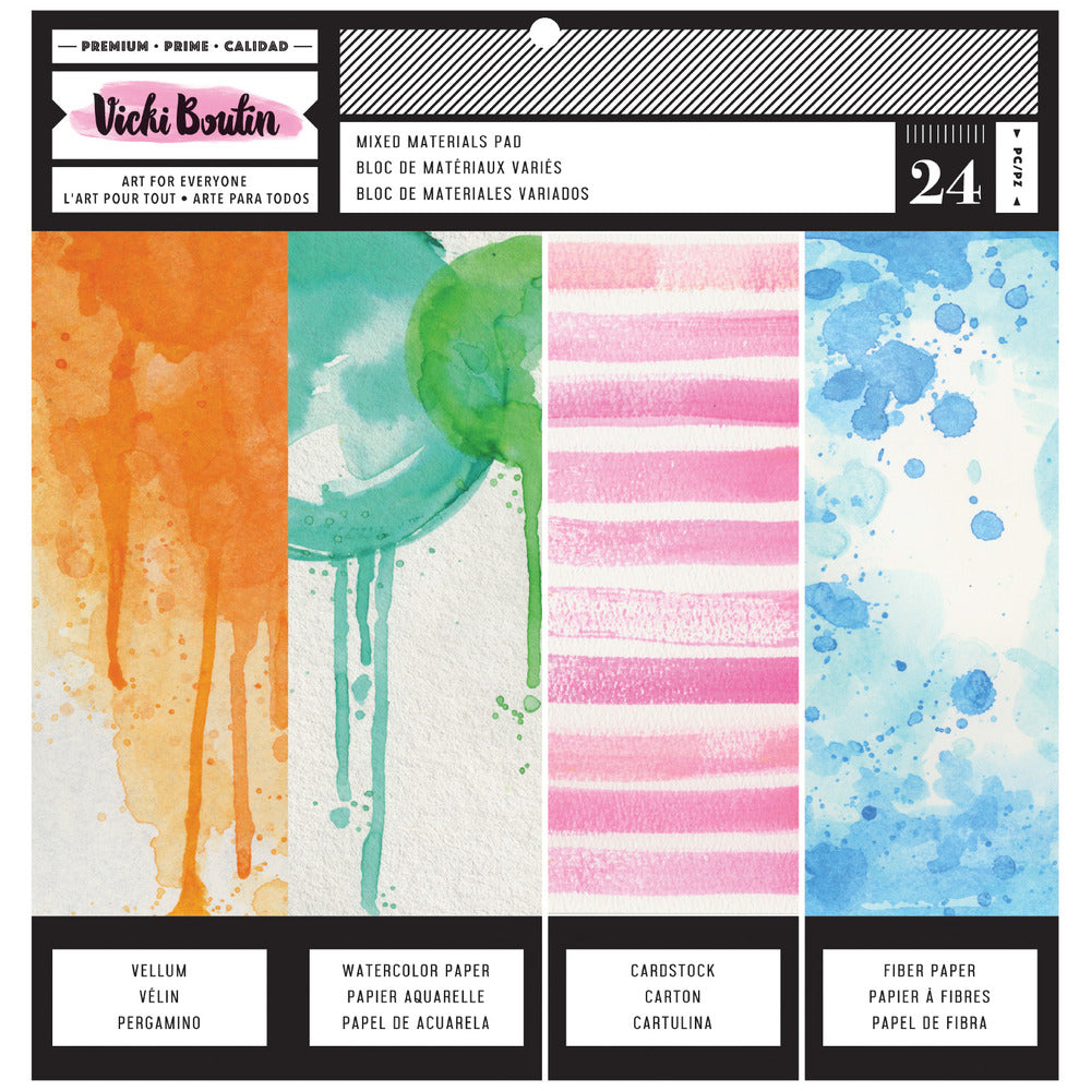 Vicki Boutin, Art for Everyone, Mixed Media Art Paper