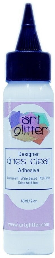 Art Glitter, Designer Dries Clear Adhesive 2 oz