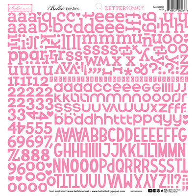 Bella Blvd., Bella Besties, Letter scramble, Peep