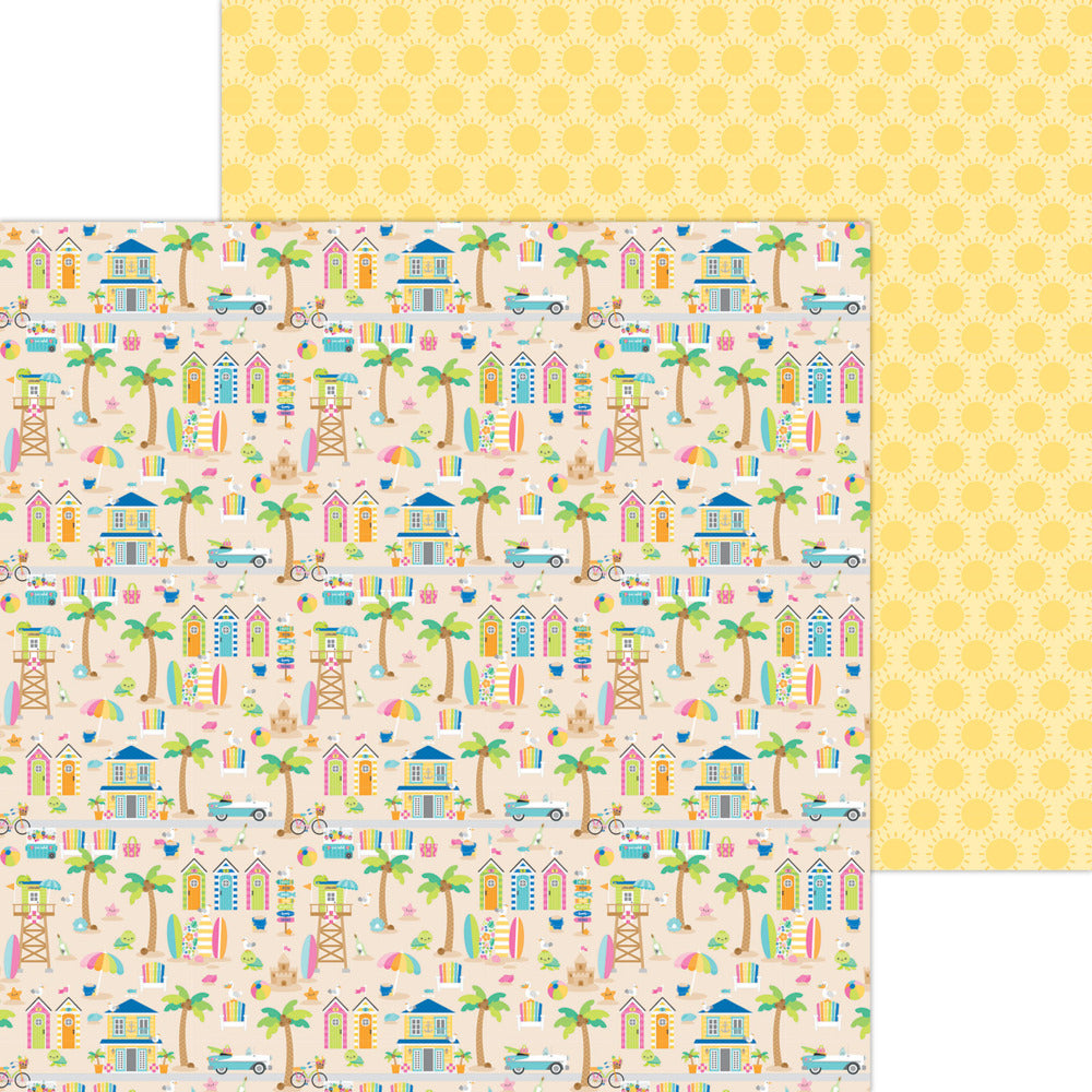 Doodlebug, Summer Fun, 12x12 Paper, Summer Fun
