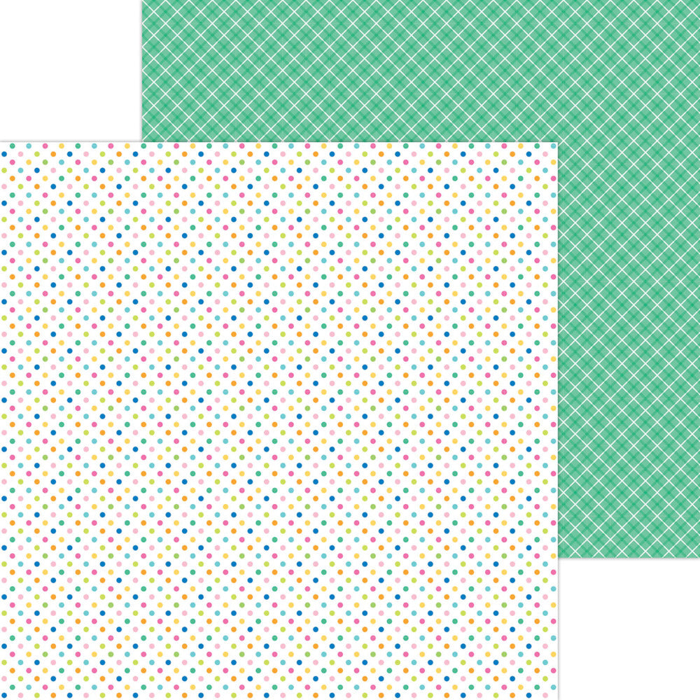 Doodlebug, Summer Fun, 12x12 Paper, Polka Dot Bikini