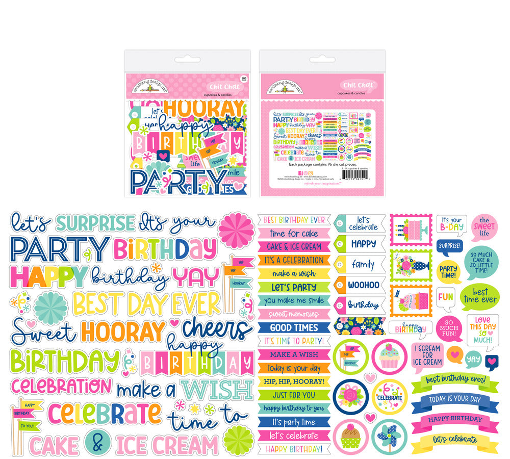 Doodlebug,  Chit Chat, Cupcakes & Candles  Pre-order