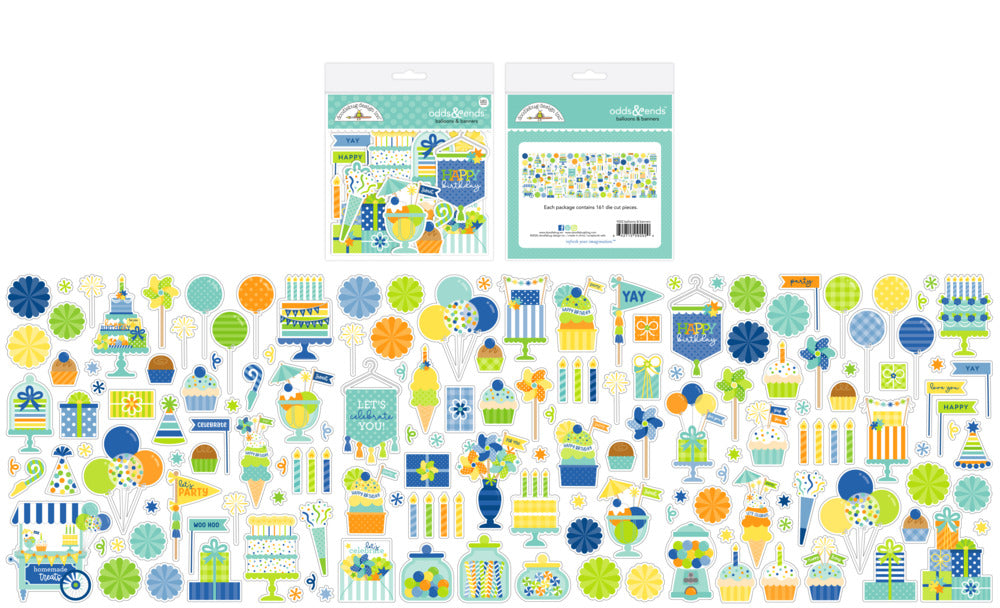 Doodlebug, Odds & Ends, Balloons & Banners Pre-order
