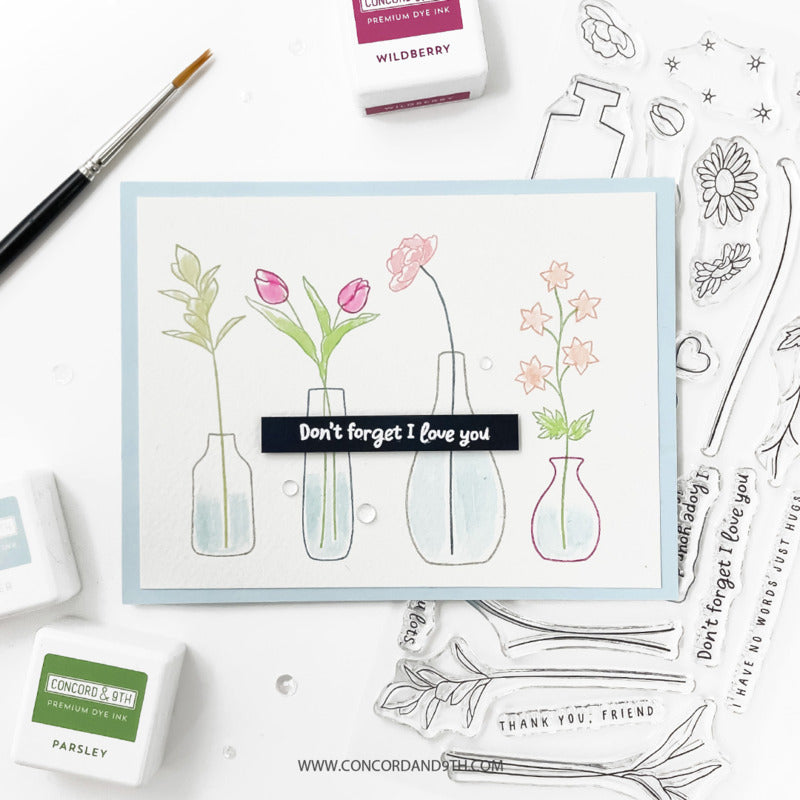 Concord & 9th , Kristina Werner, Clear Stamp, Simple Stems
