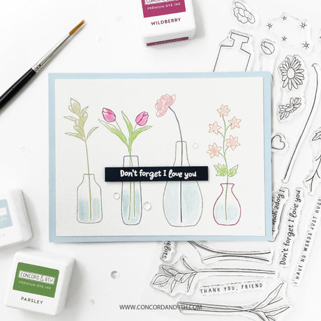 Concord & 9th , Kristina Werner, Clear Stamp, Simple Stems