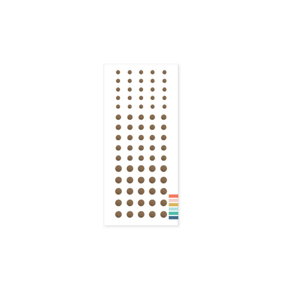 Concord & 9th, Enamel Dots, Hazelnut