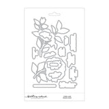 Concord & 9th, Kristina Werner, Long Line Roses, Clear Stamp & Die