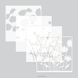 Concord & 9th, Kristina Werner, Daisy Bouquet, Stencil Pack