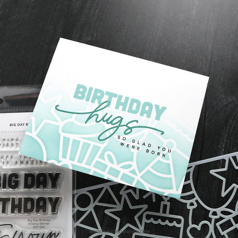 Concord & 9th , Kristina Werner, Clear Stamp, Big Day Birthday