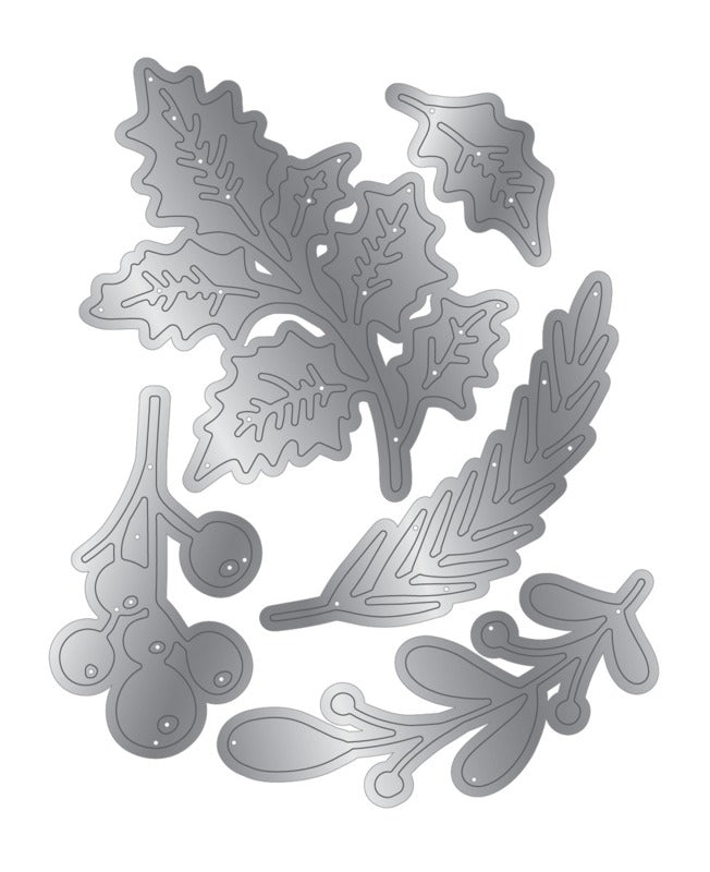 Crafter's Companion, Die, Christmas By Candlelight - Seasonal Foliage