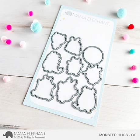Mama Elephant, Monster Hugs Stamp & Die