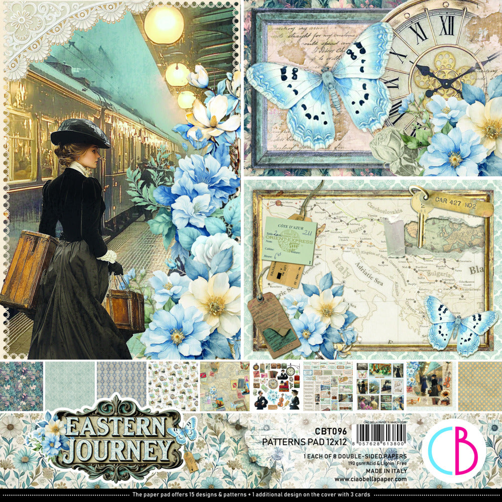 Ciao Bella, 12X12 Patterns Pad, Eastern Journey Patterns