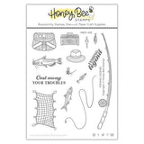 Honey Bee, Fishing Legend Stamp & Die Set