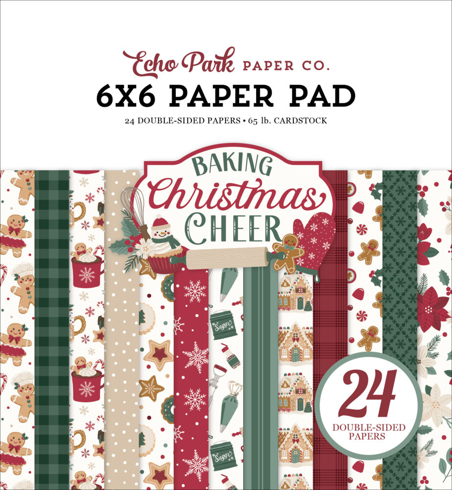 Echo Park, 6X6 Paper Pad, Baking Christmas Cheer