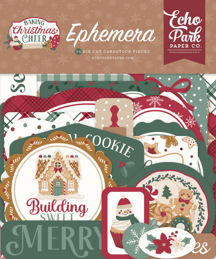 Echo Park, Ephemera, Baking Christmas Cheer