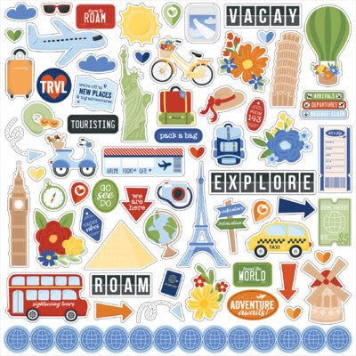 Echo Park; Born to Travel; Element Stickers