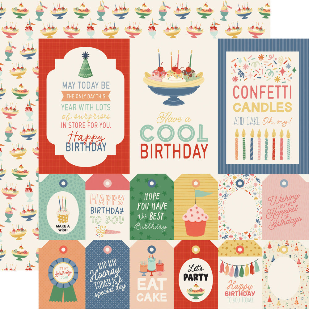 Carta Bella, They Say it's Your Birthday, Tag & Journaling Cards
