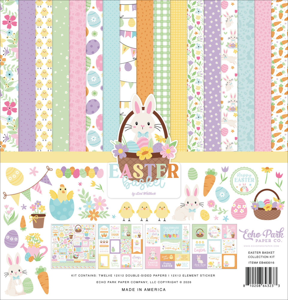 Echo Park, 12X12 Collection Kit, Easter Basket