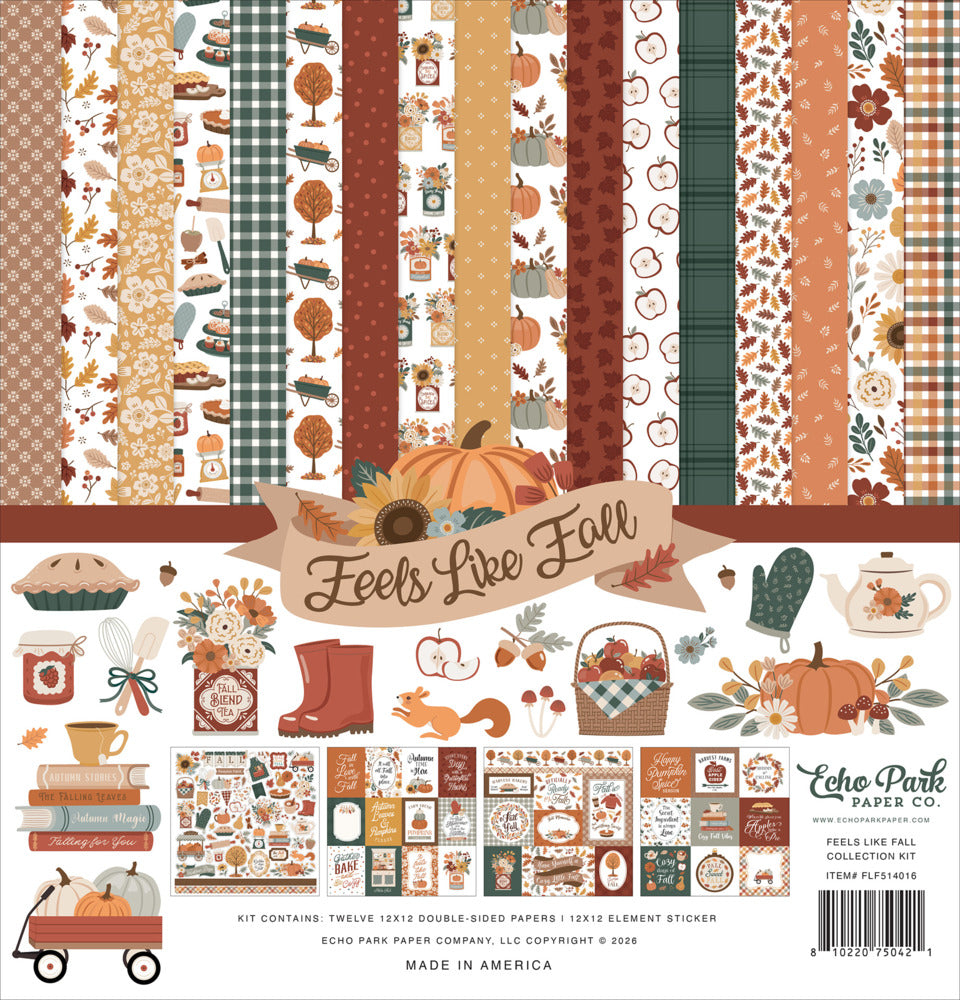 Echo Park, 12X12 Collection Kit, Feels Like Fall