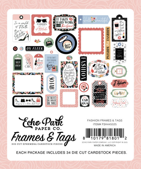 Echo Park, Fashion, Frames & Tags