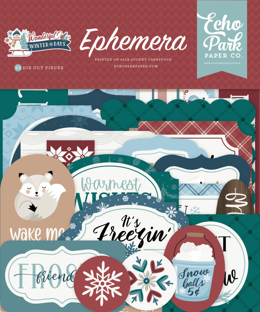 Echo Park, Ephemera, Wonderful Winter Days