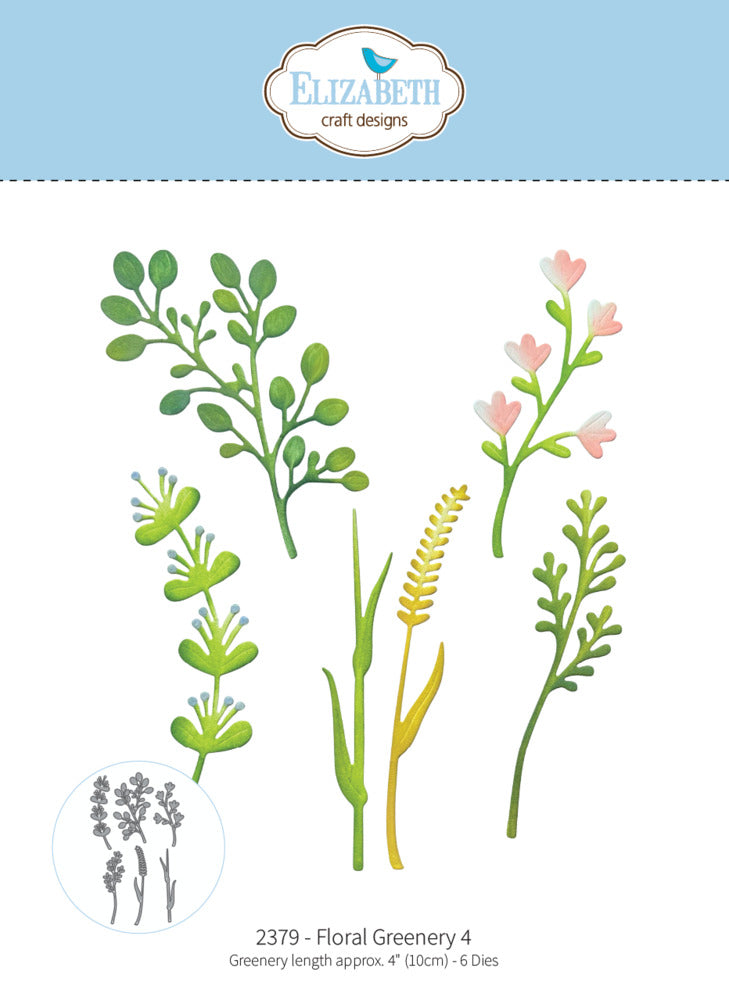 Elizabeth Craft Designs, Die, Floral Greenery 4
