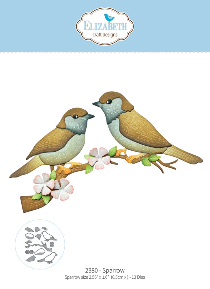 Elizabeth Craft Designs, Die, Sparrow