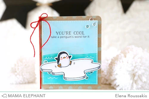 Mama Elephant, Arctic Penguins Stamp