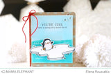 Mama Elephant, Arctic Penguins Stamp