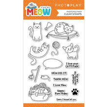 Load image into Gallery viewer, Echo Park, Meow Stamp &amp; Die Cut Set
