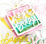 The Stamp Market, A big Happy BDay Die cut