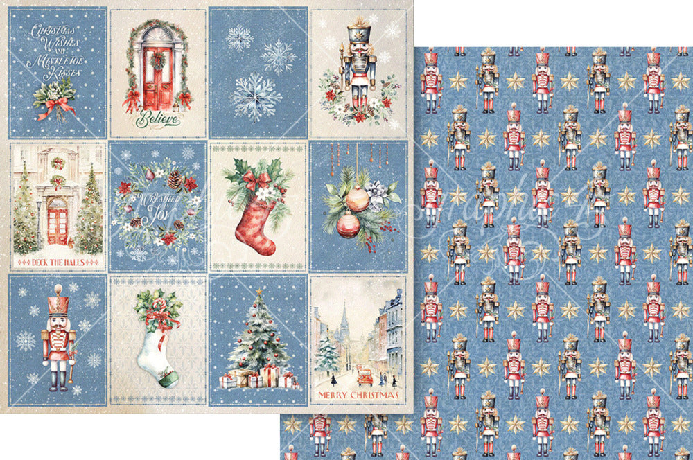 Graphic 45, 12X12 Patterned Paper, Deck the Halls - Nutcracker Parade