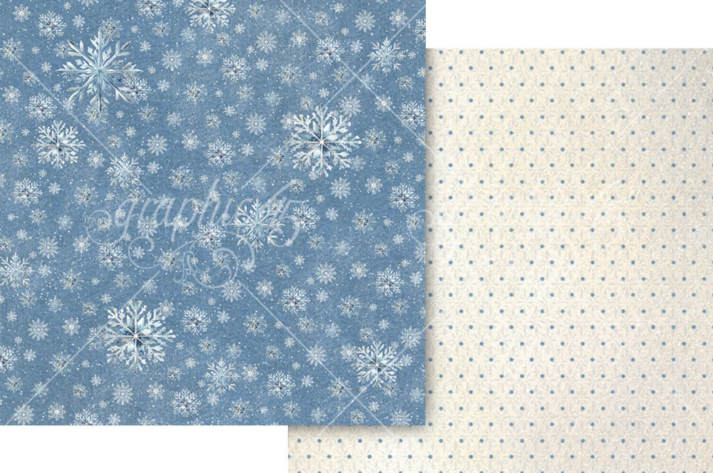 Graphic 45, 12X12 Patterned Paper, Deck the Halls - Calm and Bright