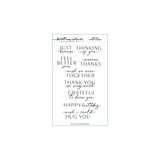Concord & 9th, Kristina Werner, Written Words Stamps & Die cuts