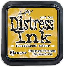 Ranger, Distress Ink Pad, Fossilized Amber