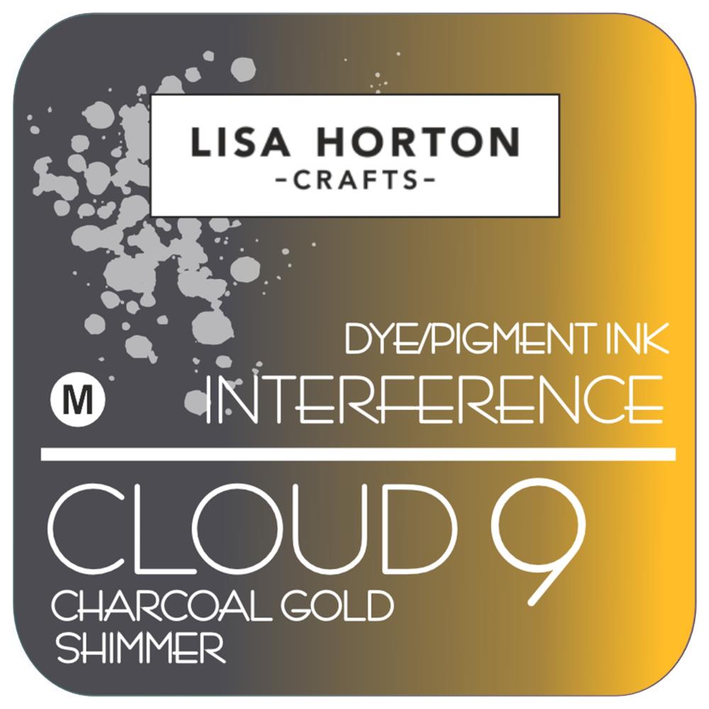 Lisa Horton Craft, Dye/Pigment Ink Interference, Charcoal Gold