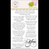 Sunbird Spark; Inside Sentiments stamp & die SET