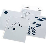 Pinkfresh Summer Blooms Stencil + Die SET