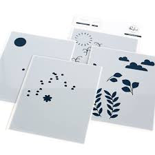 Pinkfresh Summer Blooms Stencil + Die SET