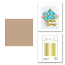 Spellbinders Essential Glimmer Solid Square Hot Foil Plate