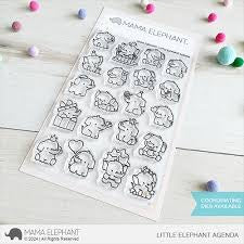 Mama Elephant Little Kangaroo Agenda Stamp