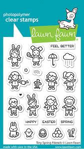 Lawn Fawn Tiny Spring Friends Stamp