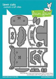 Lawn Fawn Tiny Gift Box Goat and Llama Add-On